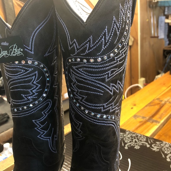 Dan post ladies custom boots black stones NWT - Picture 4 of 9